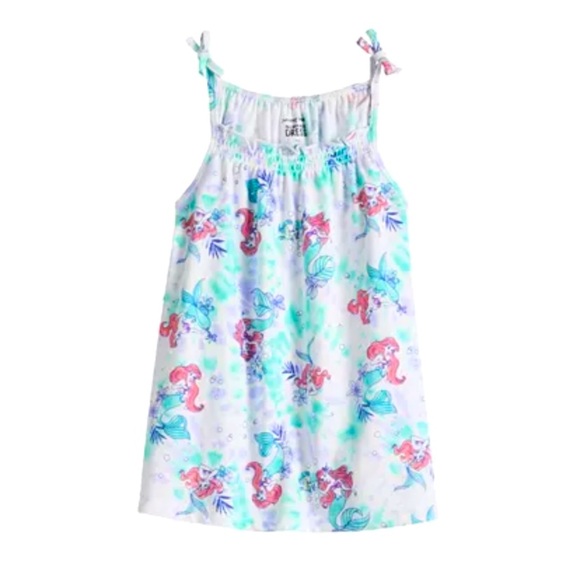 Dresses | Nwt Disneys Little Mermaid Print Dress 12 Mon | Poshmark